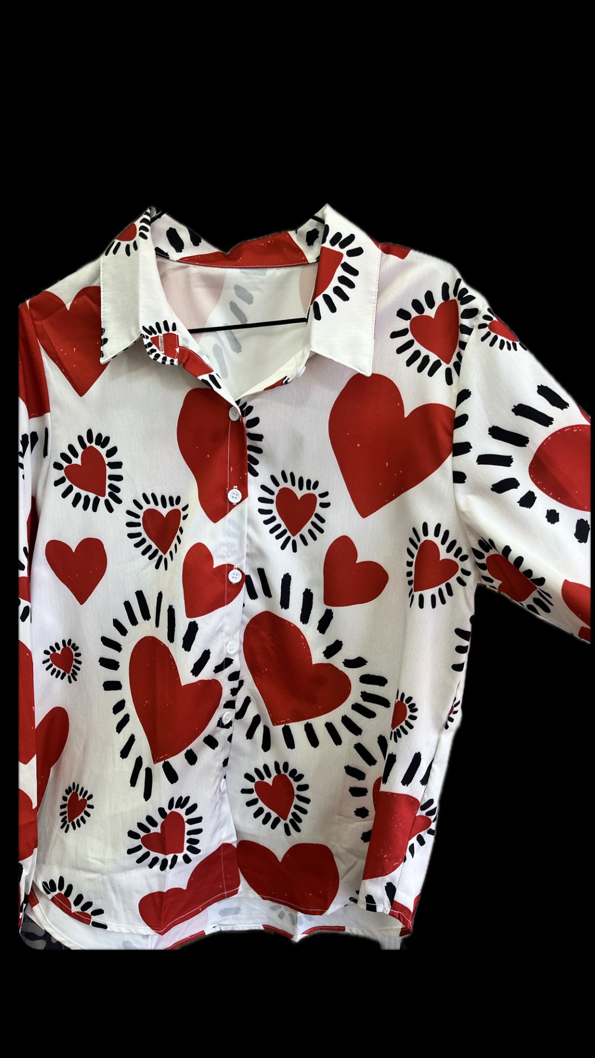 Blusa de corazones