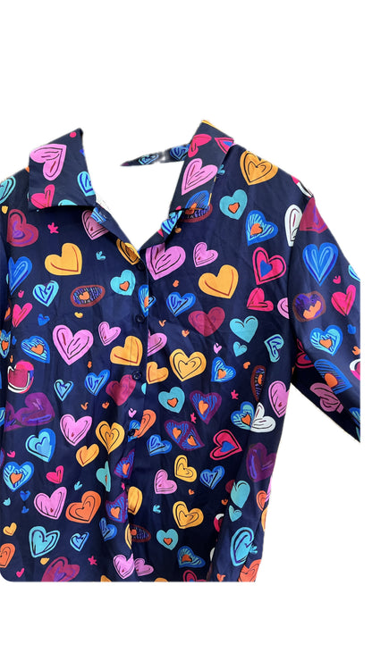 Blusa de corazones